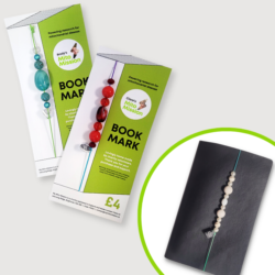 Bookmark display with one on a book