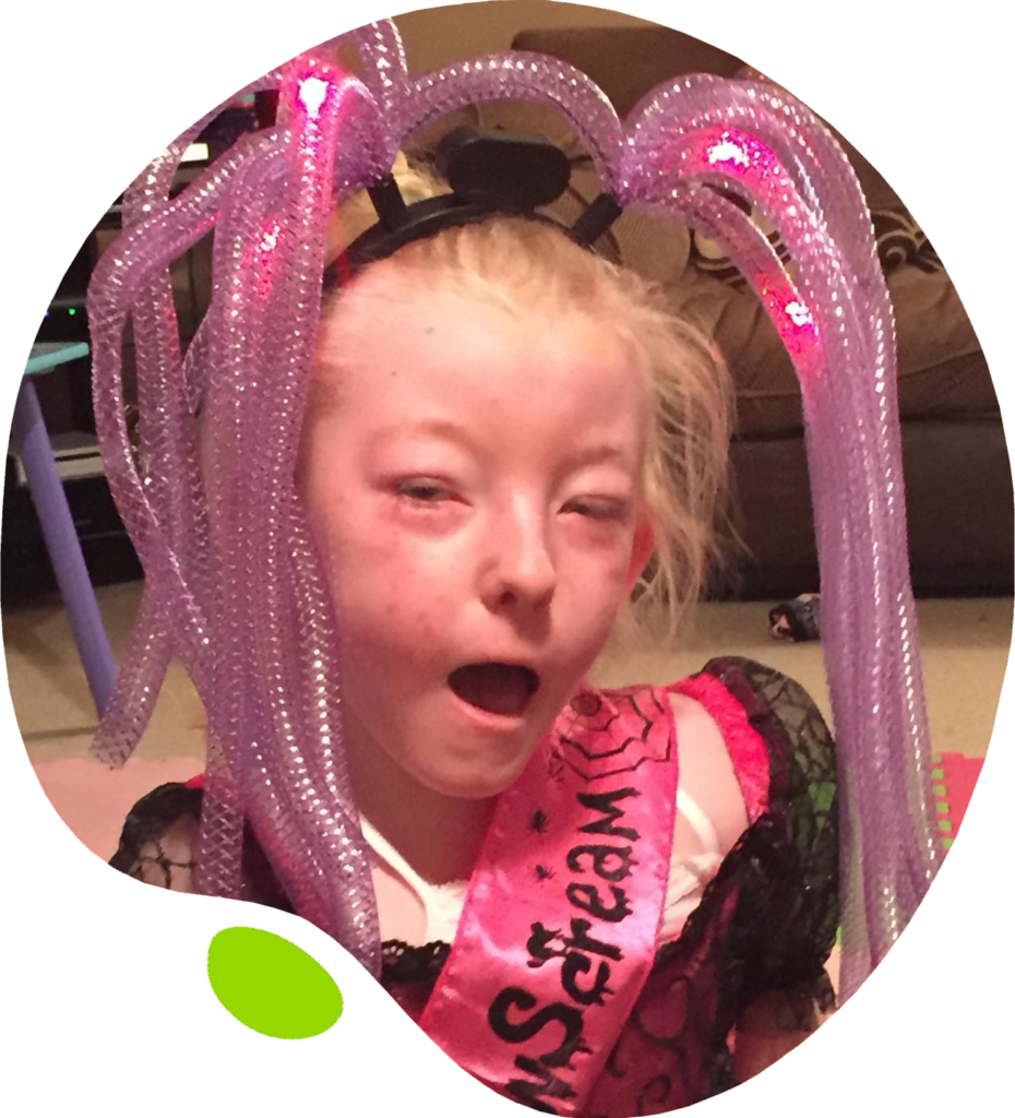 Bethany at halloween