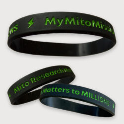 Black Wristbands - Mito Research Matters to Millions