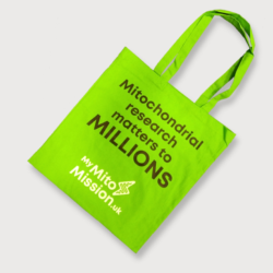 Mitochondrial research matters to MILLIONS tote bag