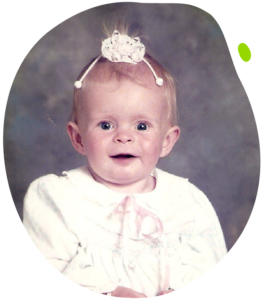 Danielle as a baby - Danielle's Mito Mission