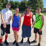 Jake did a colour run for Regan's Mito Mission!